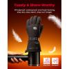 imageKEMIMOTO Heated Motorcycle Gloves for Men and Women 74V 2500mAh Touchscreen WaterproofSki Gloves with Rechargeable Battery for Winter Outdoor Work Skiing SnowmobileXLarge