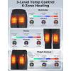 imageKEMIMOTO Heated Pants for Men 12V Waterproof Heated Pants for Hunting with Temp APP Control Rechargeable Outdoor Trousers