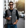 imageKEMIMOTO Heated Vest for Men Electric Warming Vest for Hunting ampamp Winter Sports Battery Not IncludedGrey