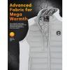 imageKEMIMOTO Heated Vest for Men Women10000mAh Battery Pack Charging Hand ampamp Neck Warmersfor Hunting Golf CyclingGade Grey