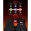imageKEMIMOTO Heated Vest for Women with Battery Pack Included V Neck with Inner Pocket Lightsout Design Electric Warming VestBlack