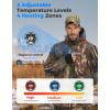 imageKEMIMOTO Hunting Heated Jacket with 20000mAh 615H Rechargeable Battery Pack Max Heating Temperature 149 Camo Heated Jacket