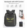 imageKEMIMOTO LED Backpack Programming Backpack for Motorcycle Travel and Camping Storage Laptop Backpack