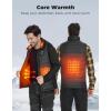 imageKEMIMOTO Lightweight Heated Vest for Men with Battery Heated Rechargeable Hunting Vest Gift for Men WinterBlacklightweight