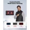 imageKEMIMOTO Lightweight Heated Vest for Men with Battery Heated Rechargeable Hunting Vest Gift for Men WinterBlacklightweight