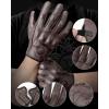 imageKEMIMOTO Motorcycle Gloves Leather Motorcycle Riding Gloves for Men and Women Touchscreen Motorbike Gloves for Motorcross Racing BMX MTB Cycling with Hard KnuckleBrownLarge