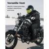 imageKEMIMOTO Motorcycle Riding Heated Jacket with 12V 20000mAh Battery Heating Time 615H Heated Riding Gear for Men CE 1 ProtectionLarge