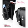 imageKEMIMOTO Motorcycle Saddlebags Throw Over Saddle bags 20L Faux Leather Side Luggage Bags with cup holder for Sportster Softail Dyna Rebel Shadow Universal Black