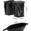 imageKEMIMOTO Motorcycle SaddlebagsWaterproof Luggage Bag with Surron support frame Bike Panniers Compatible with SurRon Light Bee X and S X160 X260 12L