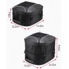 imageKEMIMOTO Motorcycle Tail Bag Dual Use Motorcycle Rear Seat Bag with Waterproof Rain Cover 22L34L Expandable Motorbike Helmet Bag Luggage Storage Backpack with 6 straps22L34L