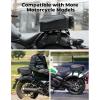 imageKEMIMOTO Motorcycle Tail Bag Rivet with Secure Locking Bracket 25L Large Capacity Universal Motorcycle Luggage Travel Storage Bag for Trip Camping Outdoor