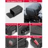 imageKEMIMOTO Motorcycle Travel Luggage Bags 50L Expandable Large Capacity Motorcycle Tail Bag Waterproof Rear Rack Trunk Motor Pannier Bag with Rain Cover and Straps