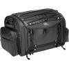 imageKEMIMOTO Motorcycle Travel Luggage Bags 60L Expandable Large Capacity Motorcycle Tail Bag Waterproof Rear Rack Trunk Motor Pannier Bag with Rain Cover and StrapsBlack