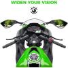 imageKEMIMOTO Ninja 300 Mirrors Compatible with Ninja 400 250 500 ZX6R EX300 ZX6R Motorcycle Rear View Mirror