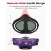 imageKEMIMOTO Oversized Bike Seat for Men Women Extra Wide Bicycle Saddle Cushion Comfortable with Soft Pad Suits for Exercise Bike Ebike Seat City Bicycle