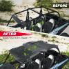 imageKEMIMOTO Roof Top Compatible with Polaris RZR XP 4 1000 20142023 Heavy Duty Plastic Roof Top Black Covering Hard for 4 Seater XP 4 Turbo  4 900  S 4 1000 2883074
