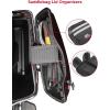 imageKEMIMOTO Saddlebag Lid Organizers 2 Pack Compatible with 20142023 Touring Street Glide Road Glide 20142024 Road King FLT FLH Black