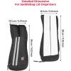 imageKEMIMOTO Saddlebag Lid Organizers 2 Pack Compatible with 20142023 Touring Street Glide Road Glide 20142024 Road King FLT FLH Black