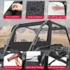 imageKEMIMOTO Soft Rear Windshield Compatible with Polaris RZR XP 1000 UTV Rear Clear Full Windshield Durable and Portable Compatible with 2014 Polaris RZR XPXP 4 1000 2016 Polaris RZR XPXP 4 Turbo