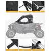 imageKEMIMOTO Soft Upper Doors YKK Zippers Compatible with CFMOTO ZForce 950 HO 2224  Sport 2022 Not 23 SportTrail Fit with Side Mirrors and Windshields Soft Cab Enclosures 2 Upper Windows