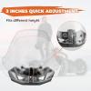 imageKEMIMOTO Sport Windshield Compatible with CanAm Ryker 600 900 Sport ampamp Rally Edition from 20192023 Ryker Windshield 3 inches Stroke Adjustable Translucent  Replace 219401023 219400771Extended model