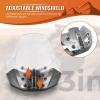 imageKEMIMOTO Sport Windshield Compatible with CanAm Ryker 600 900 Sport ampamp Rally Edition from 20192023 Ryker Windshield 3 inches Stroke Adjustable Translucent  Replace 219401023 219400771Standard model