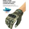 imageKEMIMOTO Tactical Gloves for Men Touchscreen Motorcycle Gloves with Hard Shell ampamp Palm Padding for Sports Motorcycle Cycling Tactical Airsoft Paintball Hunting Hiking Camping ClimbingCamouflage  Microfiber Protection