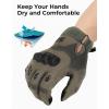 imageKEMIMOTO Tactical Gloves for Men Touchscreen Motorcycle Gloves with Hard Shell ampamp Palm Padding for Sports Motorcycle Cycling Tactical Airsoft Paintball Hunting Hiking Camping ClimbingGreen  Microfiber Protection