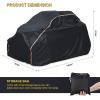 imageKEMIMOTO UTV Cover 2 Seater Heavy Duty Medium Size Compatible with Polaris RZR General CanAm Maverick Talon Teryx Zforce Viking YXZ SXS Cover 23 Seater with Reflective Strip Sturdy in WindLarge
