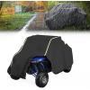 imageKEMIMOTO UTV Cover 2 Seater Heavy Duty Medium Size Compatible with Polaris RZR General CanAm Maverick Talon Teryx Zforce Viking YXZ SXS Cover 23 Seater with Reflective Strip Sturdy in WindMedium