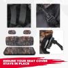 imageKEMIMOTO UTV Seat Covers Waterproof 1680D Compatible with Ranger 500 700 800 20022008 Camo Bench Seat Cover with Durable Fabric and Waterproof PVC CoatingParts Accessories