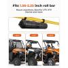 imageKEMIMOTO UTV Sound Bar 28Inch 6 Speakers SXS Sound Bar Wireless Control BluetoothCompatible X3 Speakers Compatible with Polaris Can am Talon CForce for 156quot 225quot Roll Bar Black