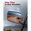 imageKEMIMOTO UTV Spring Back Side Mirrors No Need to Reset After Hitting BranchesRainproofAutomatic Folding Fit in 165quot2quot Rollbar Compatible with Polaris RZRCan Am X3PioneerTalonMuleCFMOTO