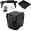 imageKEMIMOTO UTV Under Seat Storage Box 37L978Gal Waterproof Fit Door Lockable Compatible with Polaris Ranger XP 1000Crew 2018 2019 2020 2021 2022 2023 2024 2025 Replace 2882910 Lock Not Included