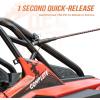 imageKEMIMOTO UTV Whip Mount QuickRelease CNCMachined 360 Adjustable Fit 175quot2quot Roll Bar 1Pack
