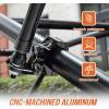 imageKEMIMOTO UTV Whip Mount QuickRelease CNCMachined 360 Adjustable Fit 175quot2quot Roll Bar 1Pack