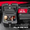 imageKEMIMOTO Under Seat Storage Box  285L753 Gal  with Lock  Compatible with Polaris Ranger XP 1000Crew  20182025  Replace 2882910  Waterproof  Dual Bin Dry Storage Box  Fit Door
