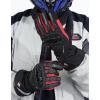 imageKEMIMOTO Winter Motorcycle Gloves Rainproof Riding Warm Gloves with Touchscreen for Motorcycle Riding ATV UTV Snowmobile Red LRed