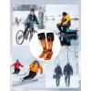 imageKEMIMOTO WoolBlended Heated Socks for Men APP Control Ski Socks Men with Toes Heat Zone Machine Washable Toe Warmer with 5000mAh Battery for Winter Skiing MotorcycleLarge