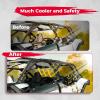 imageKEMIMOTO X3 Max Window Nets Compatible with CanAm Maverick X3 Max 4Door 20172025 Upper Door Side Windscreen Mesh Protective Dust Durable UTV Accessories
