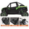 imageKemimoto UTV Soft Upper Door Set Compatible with Kawasaki Teryx KRX 1000 20202023 UTV Door Enclosure Kit Clear Side Windows Full Windshield Replace 999941298 Accessories