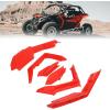 imageKemimoto X3 Fender Flares Extended Red Mud Guards Front ampamp Rear Compatible with 20172025 Can Am Maverick X3 ampamp Max RS Turbo R RR OEM Replacement 715002973