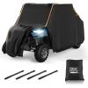 imageKEMIMOTO 420D Waterproof UTV Cover 46 Seater Compatible with Polaris Ranger Crew XP 1000 General RZR XP 4 Talon Pioneer Teryx 4 Uforce U10 Pro XL 2025 with Reflective Strips Easy Use Cover MediumMedium