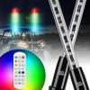 imageKEMIMOTO 5FT 2PCS Whip Lights for UTV ATV 22 Modes 21 Colors 5 Bright 10 Speed IP67 Waterproof RF Wireless Control Compatible with CanAm Maverick X3 Defender Polaris RZR Ranger Pioneer Kawasaki2