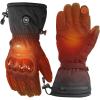 imageKEMIMOTO Heated Motorcycle Gloves for Men and Women with Hard Protective Shields Waterproof Windproof Touchscreen Compatible 74V 2500mAh Rechargeable BatteriesBlack