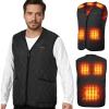 imageKEMIMOTO Heated Vest for Men Winter Heated Jackets for Men Mens VNeck Puffer Vest Quilted Vests Batteries Not Included