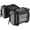 imageKEMIMOTO Motorcycle Saddlebags 25L2 Waterproof Adventure Sport Bike Luggage Bag Saddle Bags Side Bags for Motorbike Travel Motorcycle Bags Grey 2 Pack