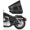 imageKEMIMOTO Motorcycle Swingarm Bag Left Side Tool Bag Swing Arm Bags 4L Fit for Sportster Street Rebel 300 500 Synthetic Leather