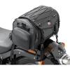 imageKEMIMOTO Motorcycle Travel Luggage Bags 60L Expandable Large Capacity Motorcycle Tail Bag Waterproof Rear Rack Trunk Motor Pannier Bag with Rain Cover and StrapsBlack