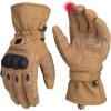 imageKEMIMOTO Tactical Gloves for Men Winter Warm Motorcycle Gloves with Touchscreen Hard Shell ampamp Palm Padding for Motorcycle Riding Tactical Airsoft Paintball Hunting Hiking Camping ClimbingBrownLong